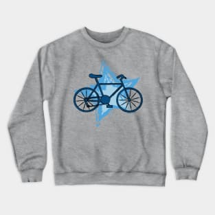 Blue Bike Star Crewneck Sweatshirt